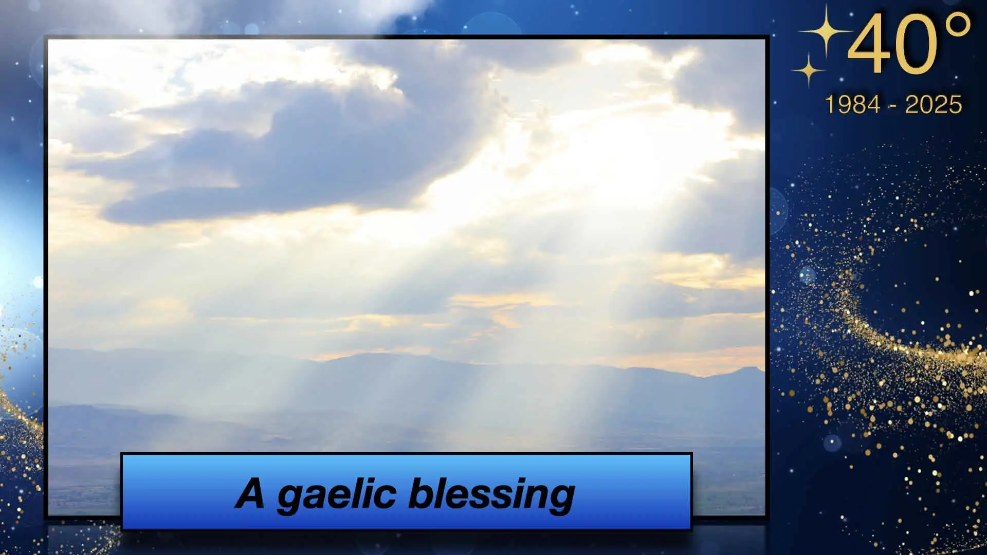 A gaelic blessing